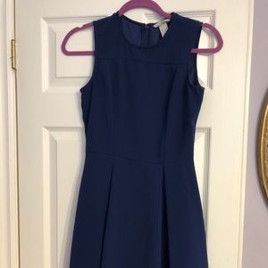 H&M navy blue formal dress